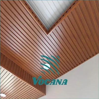 Hniav WPC Qab nthab Panels Rau Niaj Hnub Sab Hauv