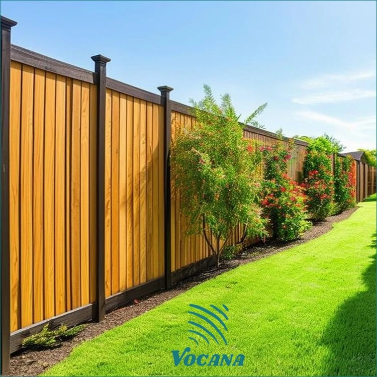 wpc garden fence